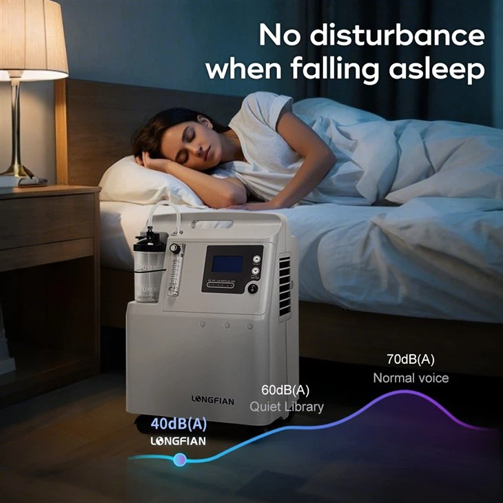 Longfian JAY-5AW Household Portable 93%±3% Oxygen Concentrator